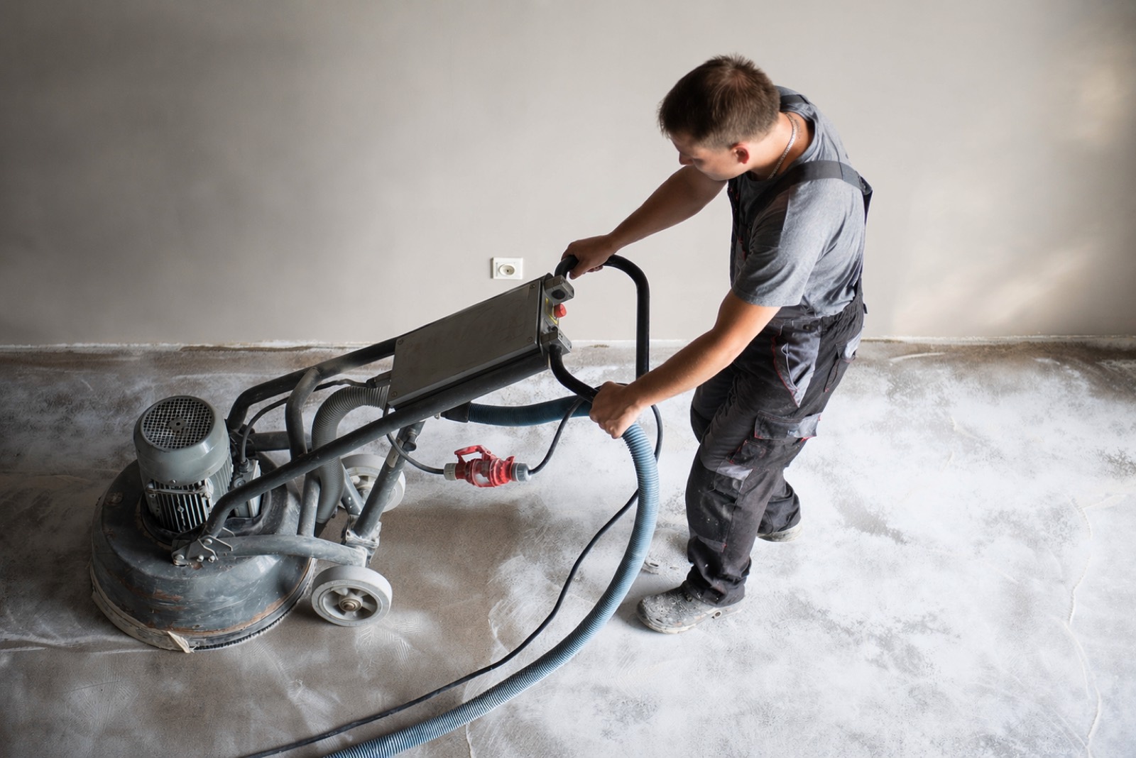 Epoxy aljzat előkészítés